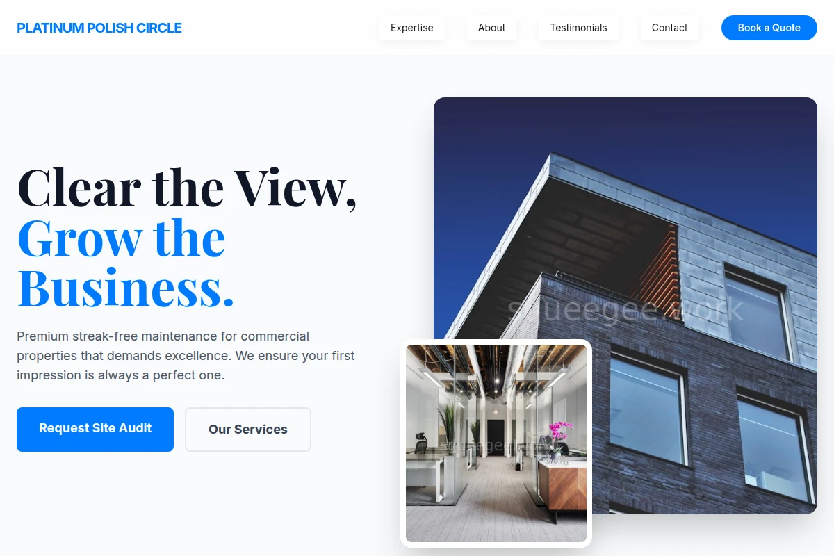 Streak-free Commercial Property