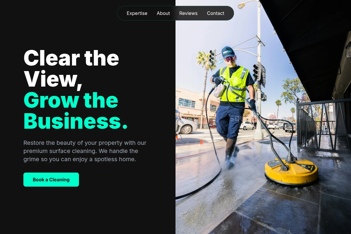 Squeegee Pressure Washing